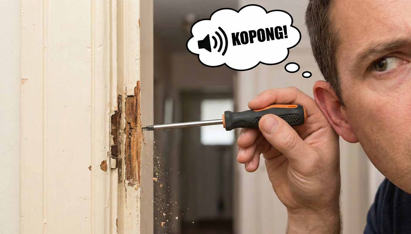 Terdengar Suara Kopong Saat Kayu Diketuk